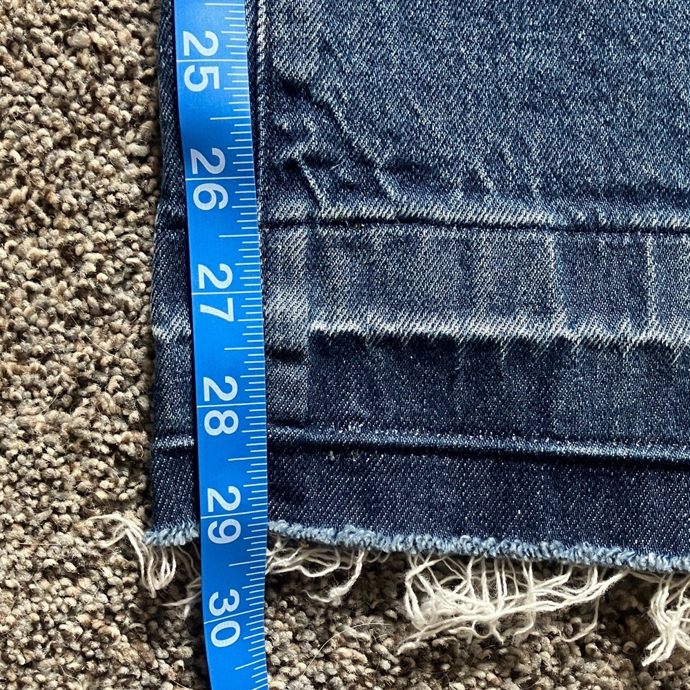 Madewell Dark Blue Wide-Leg Jeans - Picture 5 of 6